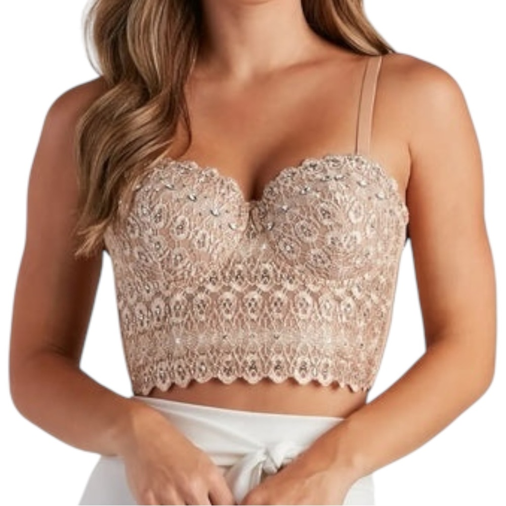 WINDSOR Reigning Lace Bustier Top